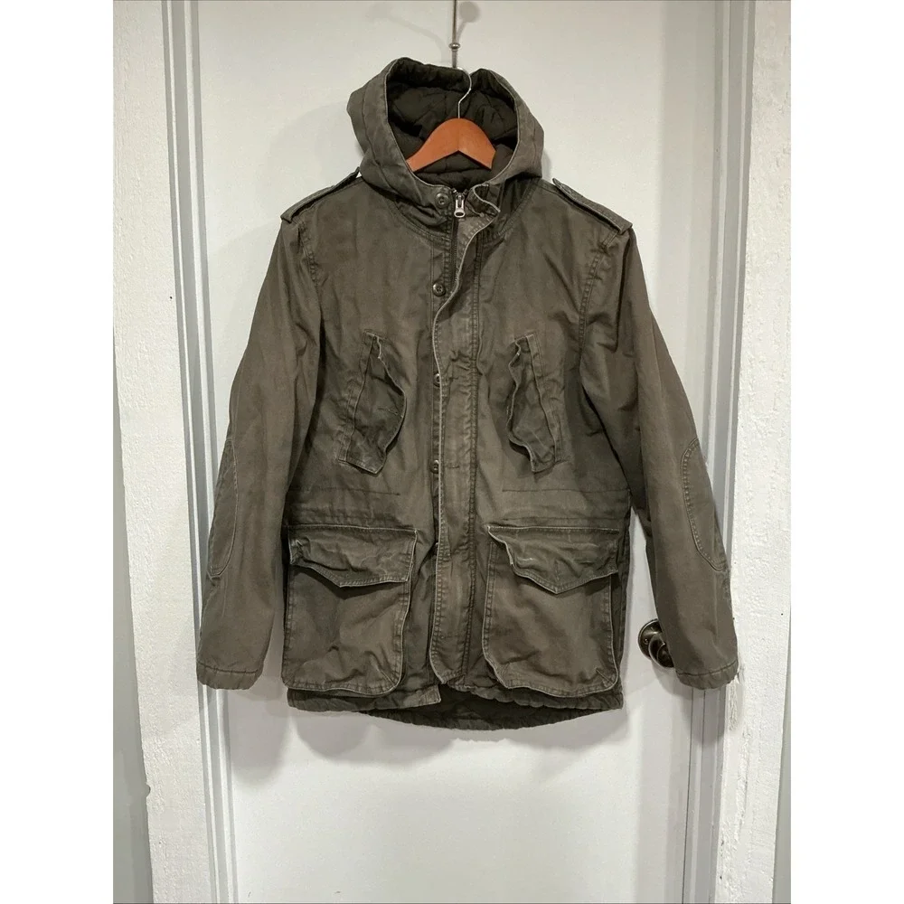 Converse Military Field Jacket, Army Green, Men's Small, Farm Chore Coat, Lined - Picture 1 of 16
